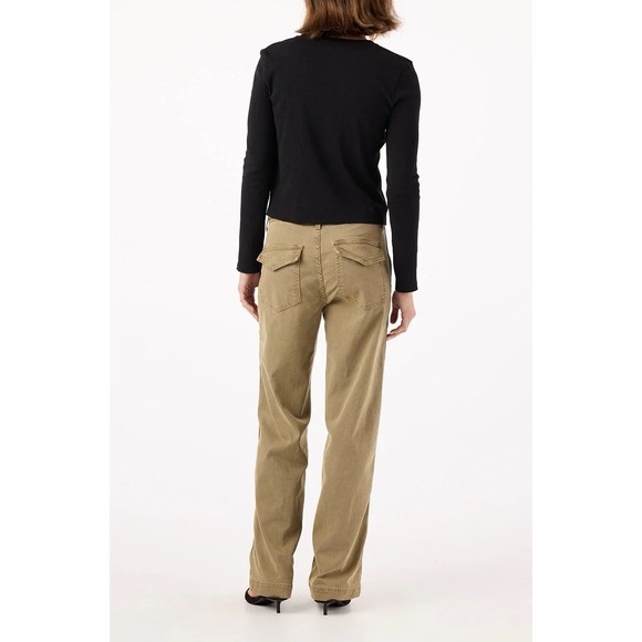 NWT AMO Easy Army Slouch Trouser Pant Sz 25 (meas 28) Thyme MSRP $302 - Picture 5 of 16